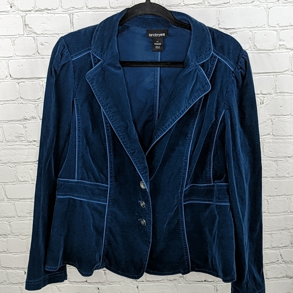 Lane bryant corduroy blazer jacket